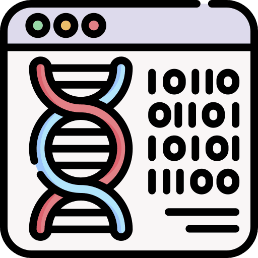 Bioinformatics science biology bioinformatics icon