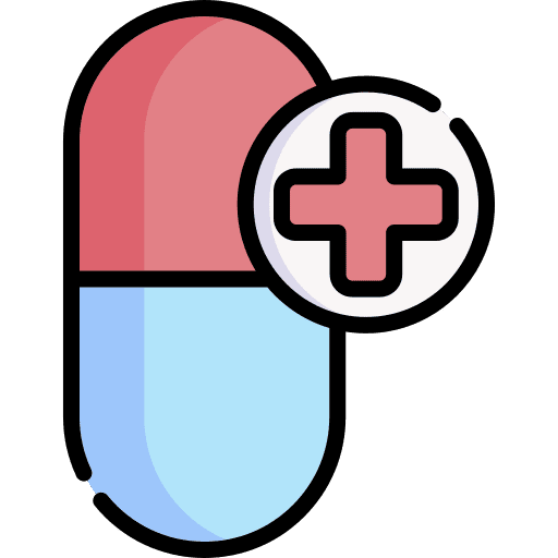 Drugs medicine healthcare and medical tablet icon