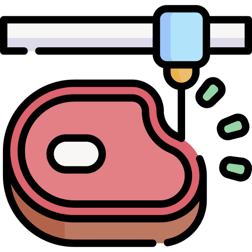 3d printer steak food food and restaurant icon