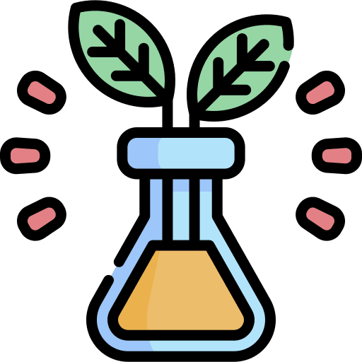 Biomedicine flask biomedicine lab icon