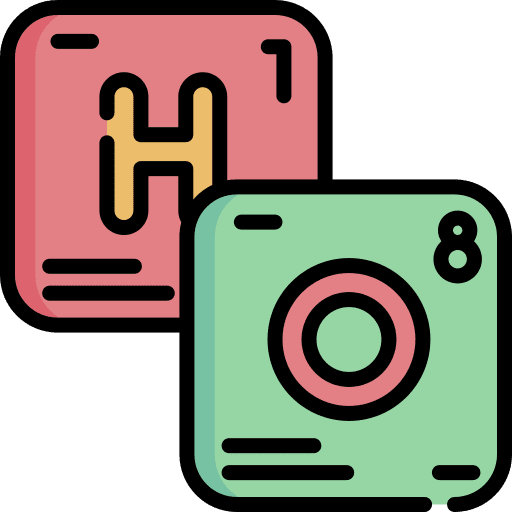 Periodic table education laboratory biochemistry icon