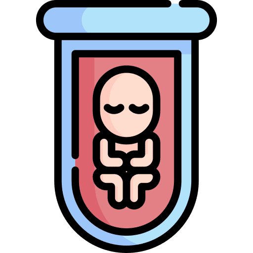 Artificual human rearing artificial kid and baby baby icon