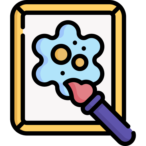 Bioart art art and design frame icon