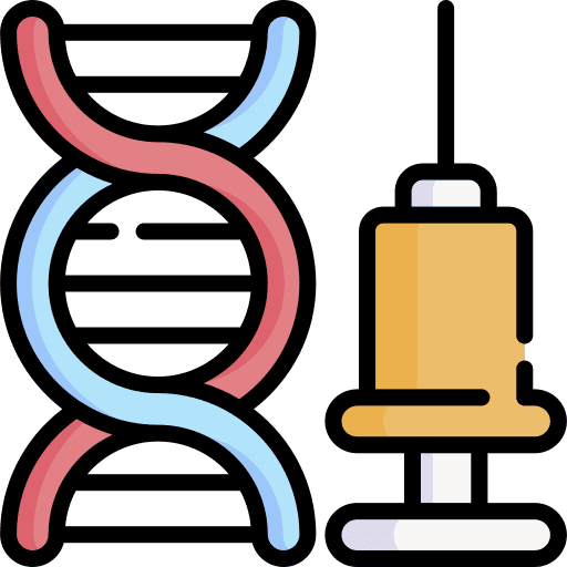 Genetic modification dna healthcare and medical medicine icon
