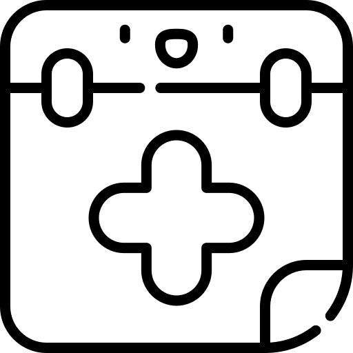 Medical appointment diagnosis healthcare and medical health icon