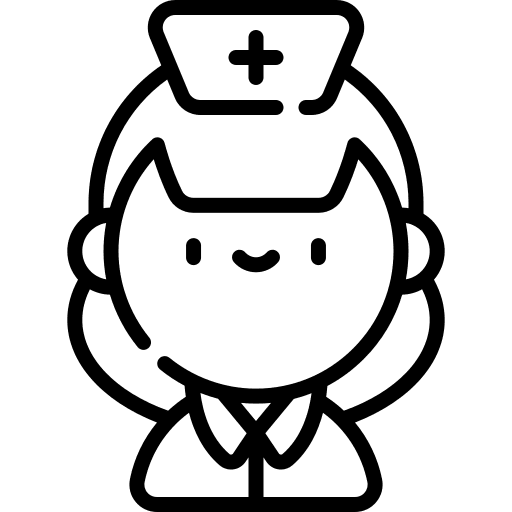 Nurse medical doctor people hospital icon