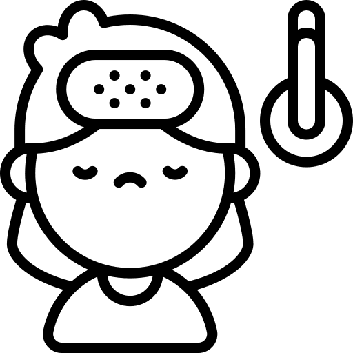 Patient medical hospital bed healthcare icon