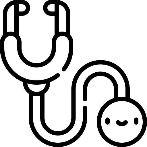 Stethoscope medical kit medical doctor icon