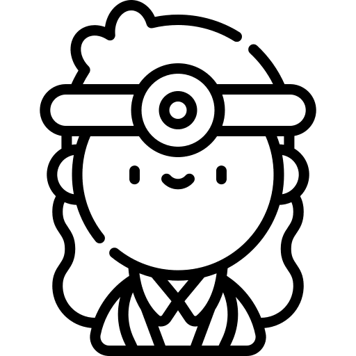 Doctor health care woman medical doctor icon