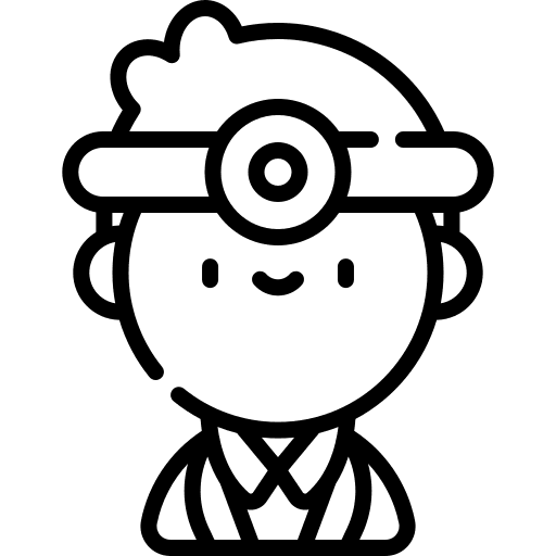 Doctor man social professions and jobs icon