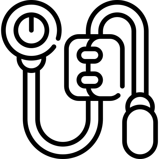 Blood pressure gauge blood pressure gauge sphygmomanometer healthcare and medical icon