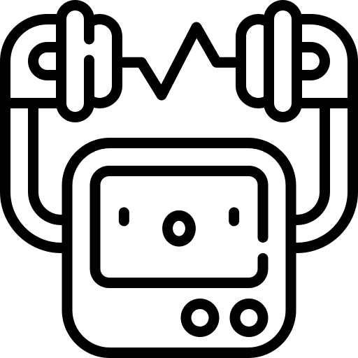 Defibrillator hospital doctor first aid icon