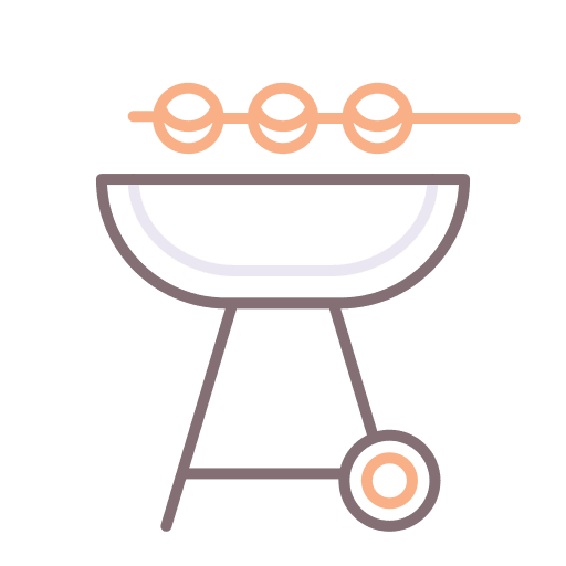 Bbq cooking equipment grill bbq icon
