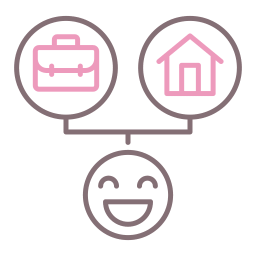 Work balance scale work icon