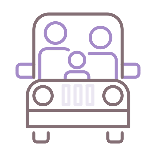 Excursion tourism excursion car icon