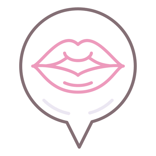 Kiss love and romance romantic love icon