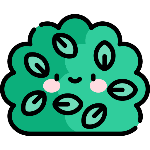 Bush plant tree rainforest icon