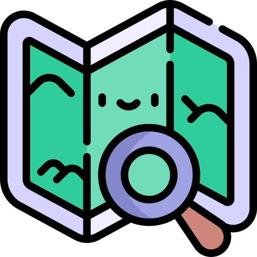 Map map point map jungle icon