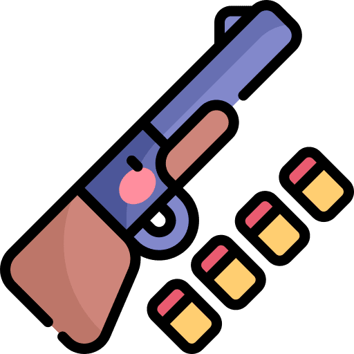 Shotgun firearm war miscellaneous icon