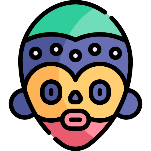 African mask costume cultures traditional icon