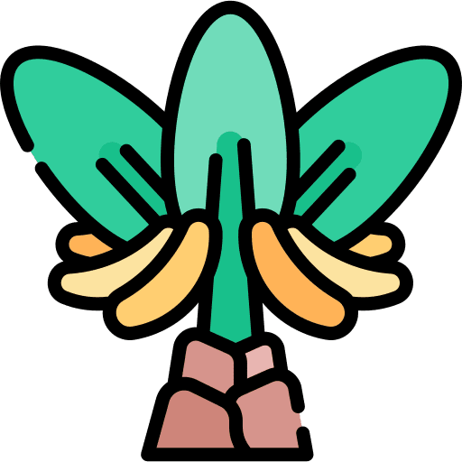 Banana banana garden plant icon