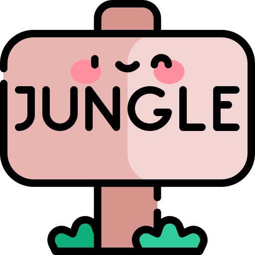 Jungle signaling jungle forest icon