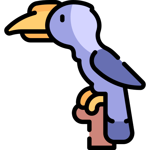 Bird wildlife forest tropical icon