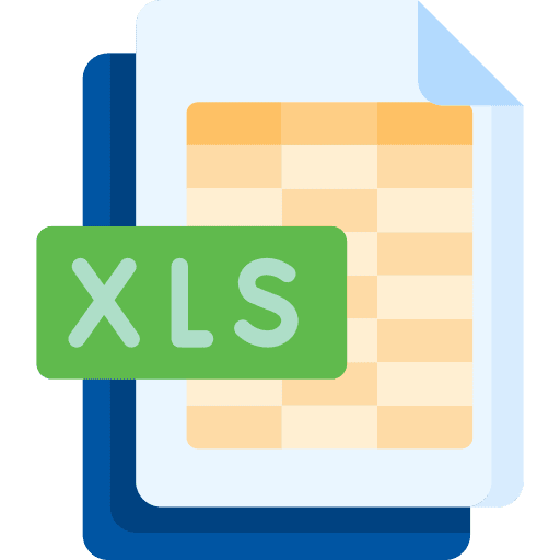 Excel xls files and folders excel icon