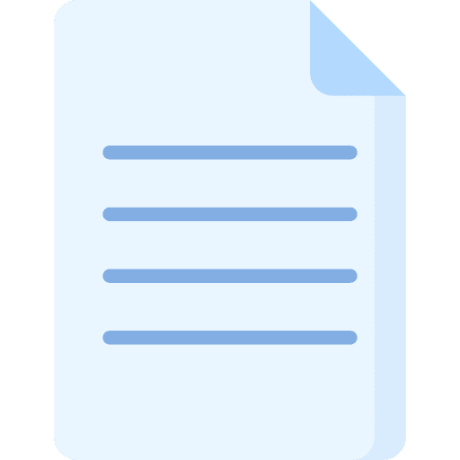 File paper file catalog icon