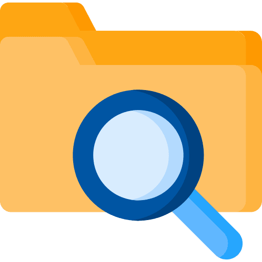Search archive storage browse icon