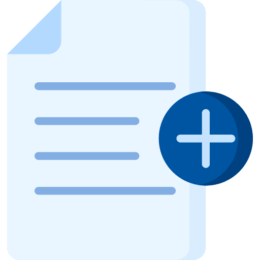 Add file file plus document icon