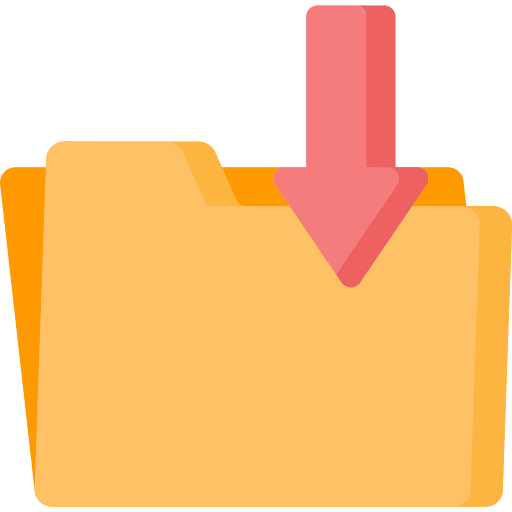 Download download archive ui icon