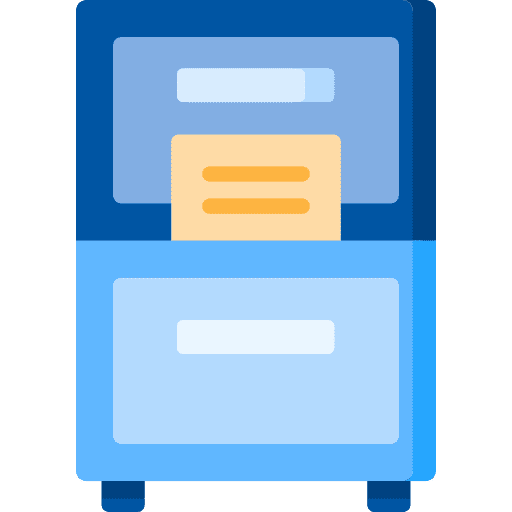 Cabinet office material cabinet file icon