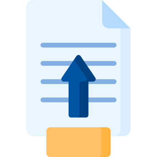 Upload files and folders file and folder arrow up icon