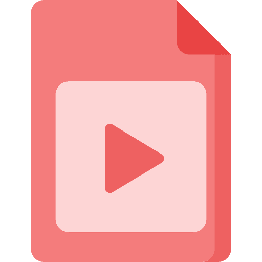 Video document format video icon