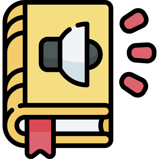 Audiobook audiobook book education icon