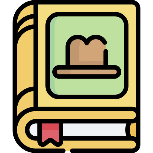 Detective book story detective icon