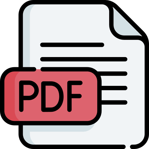 Pdf document interface archive files and folders icon