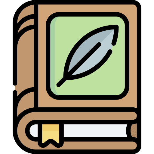 Poetry study knowledge learning icon
