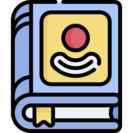Comedy learning literature read icon