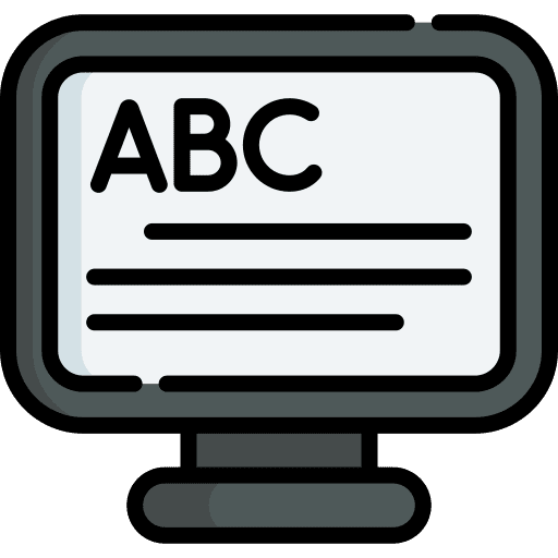 Computer monitor electronics desktop icon