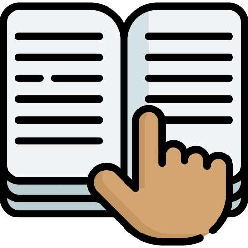 Open book study library read icon