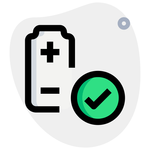 Battery battery check battery status icon
