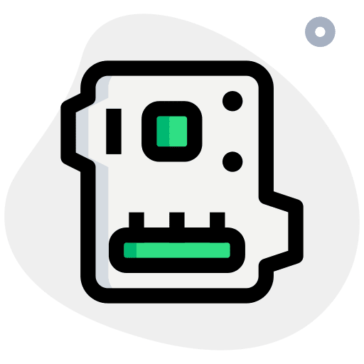 Circuit parts hardware cpu icon