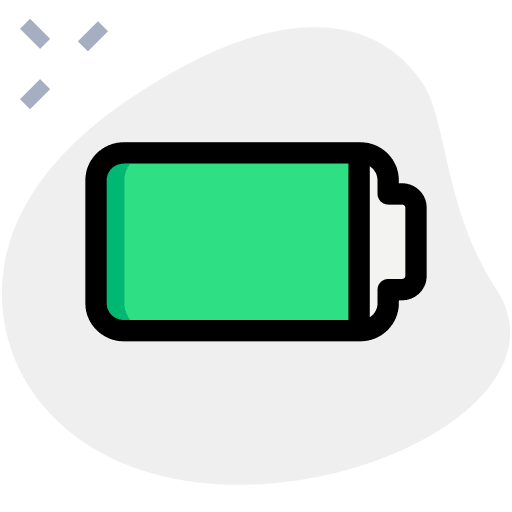 Full battery ui full battery battery icon