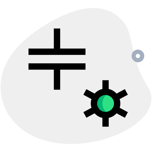 Settings circuit component electrical component icon