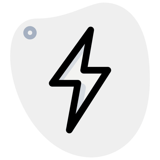 Thunderbolt technology objective thunderbolt icon