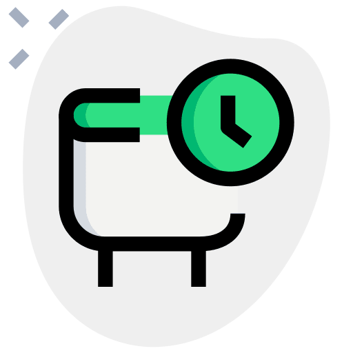 Timer clock capacitor condenser icon