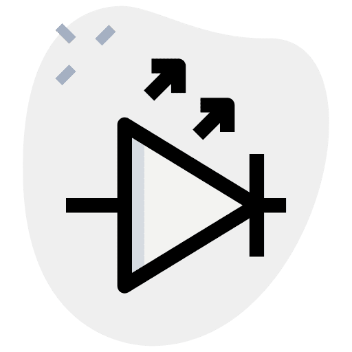Led light diode led light icon