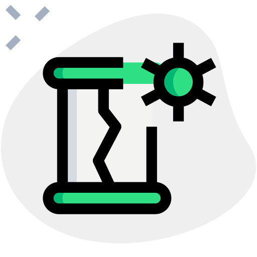 Setting fused electronics electrical component icon